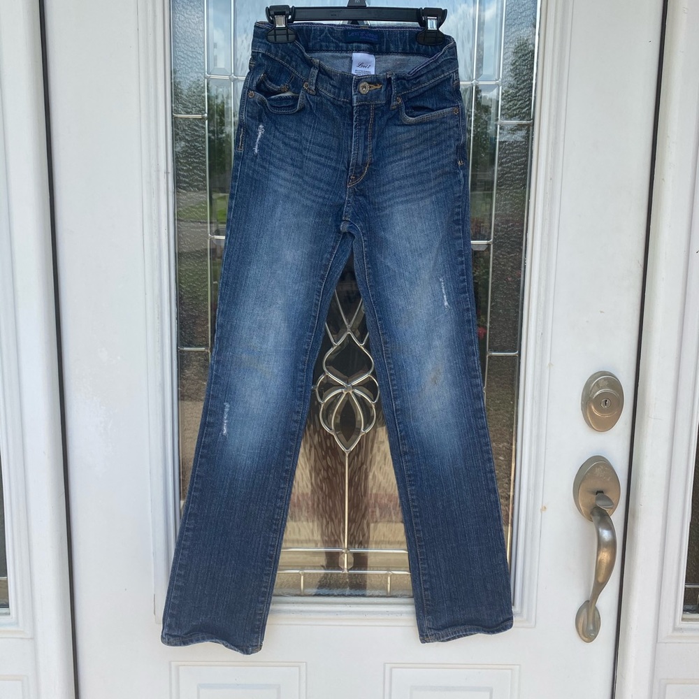 Levi straight cut jeans size 14